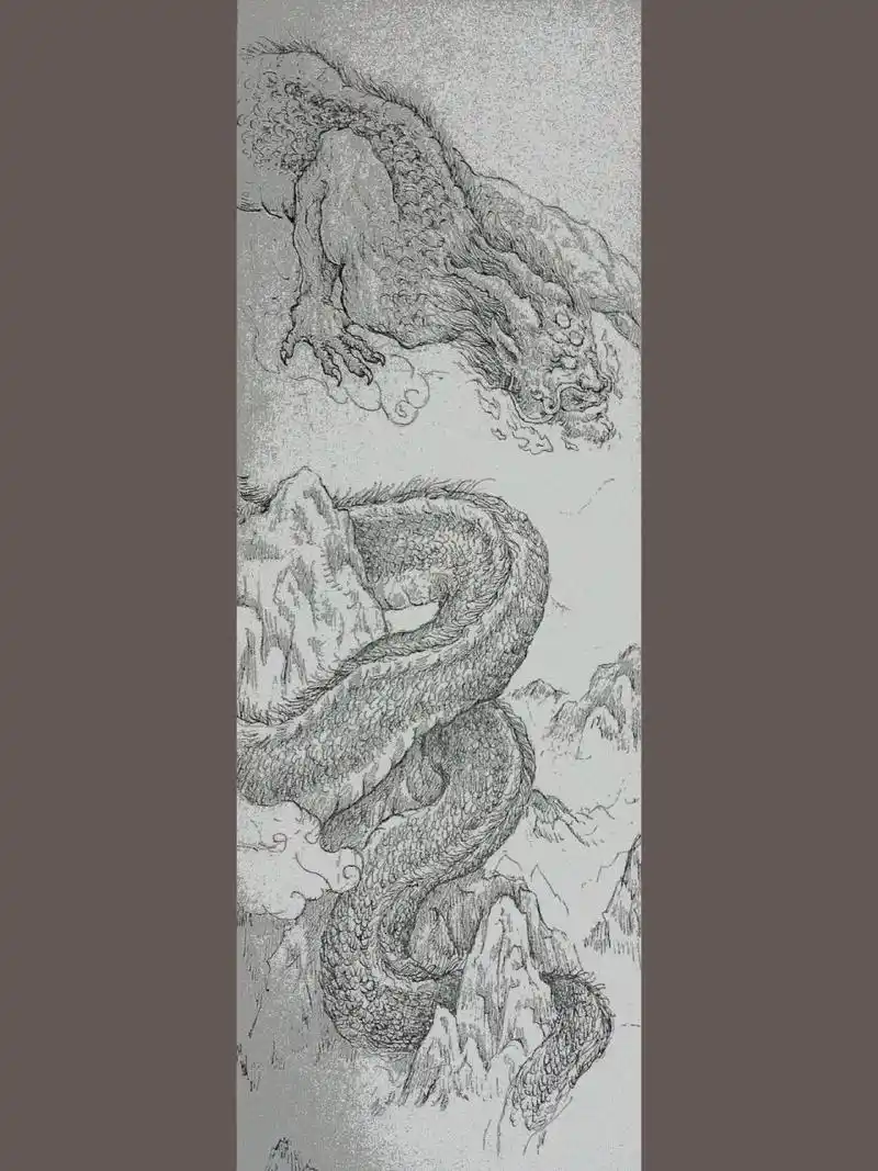 山海经—烛龙(烛九阴) 烛龙—中国古代神话中的神兽,开眼为昼,闭眼为