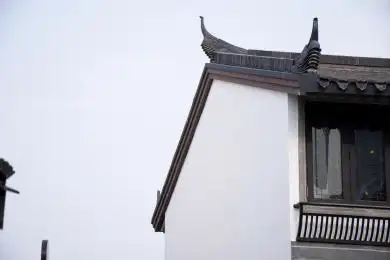 中式砖瓦飞檐结构 屋檐