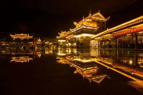 重庆彭水夜景照片