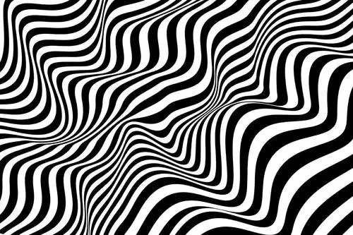 黑白条纹波矢量背景图片素材