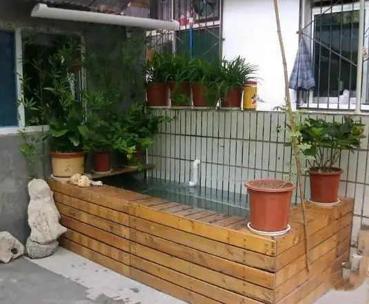 阳台设计个假山鱼池怡情又漂亮朋友看了都艳羡不已