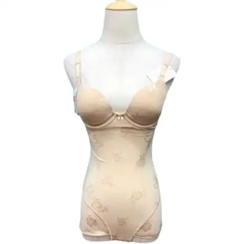 四季可穿吊带可拆带钢钢圈文胸连体塑身ab塑身连体衣