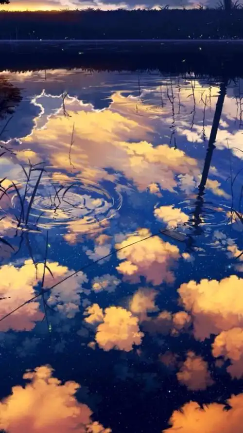 图片 二次元 风景 天空 星星 壁纸 锁屏 唯美 梦幻 插画 手绘 动漫 小