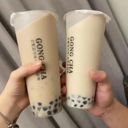 贡茶(长江道店)-"点的外卖,最近突然火了秋天的第一杯奶茶我.