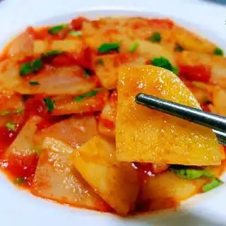 西红柿炒土豆片