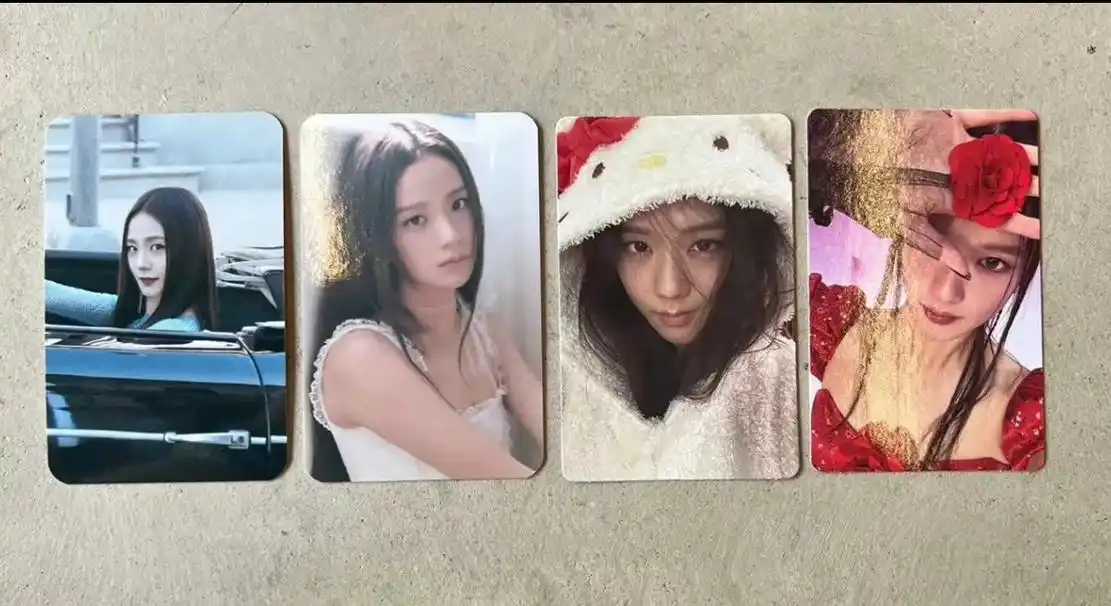 特别版小卡扫图77部分内页扫图#金智秀jisoo #black - 抖音