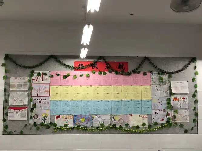 向祖国生日献礼——北辛中学通胜路校区九年级教室文化墙汇展