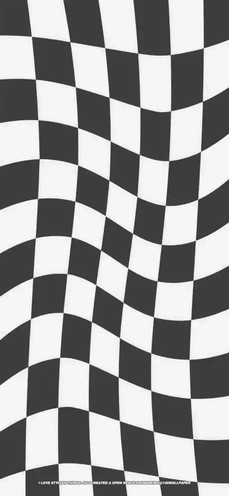 今年hin火的棋盘格壁纸