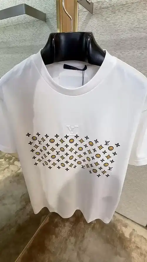 lv满印笑脸短袖t恤