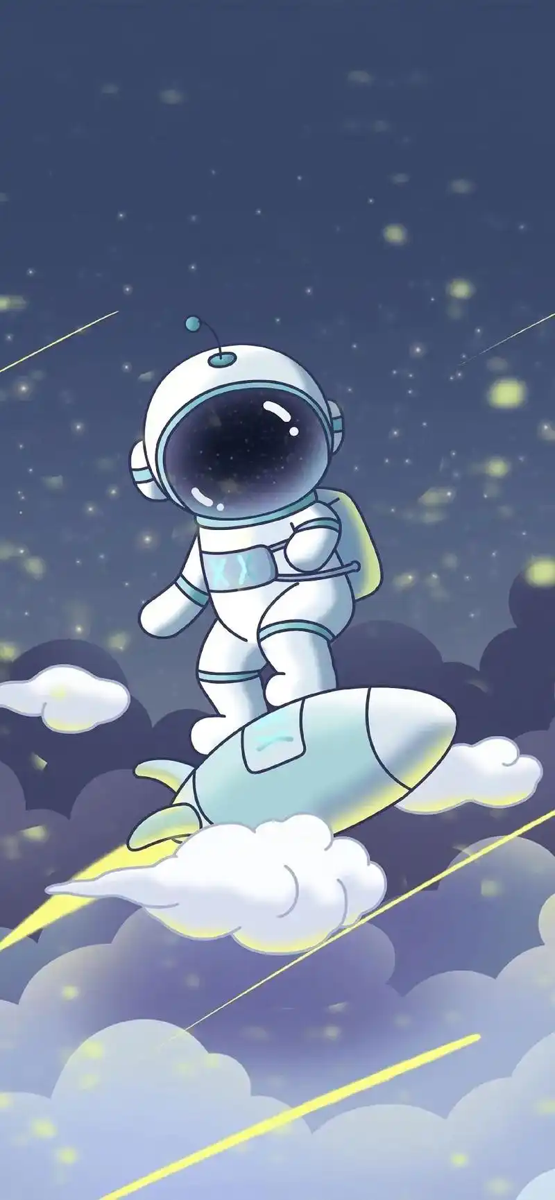 手机主题分享宇航员壁纸