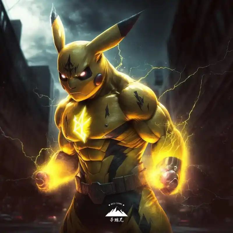 肌肉猛男 皮卡丘