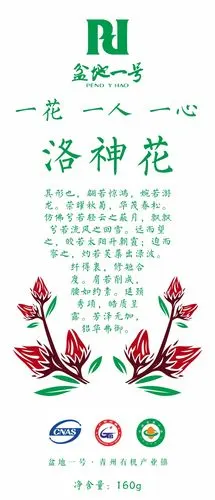 洛神花包装贴图设计