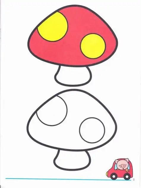 手把手教学_简笔画_幼儿园_教程_幼儿园幼儿园《美工区》可打印素材