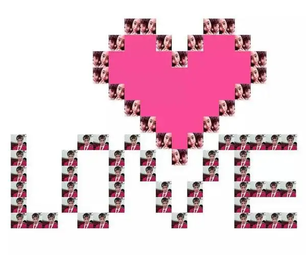 教你制作抖音上超火的心形九宫格拼图,连照片都是爱你的形状