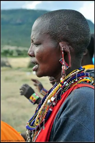 神秘的东非马赛部落人 ***