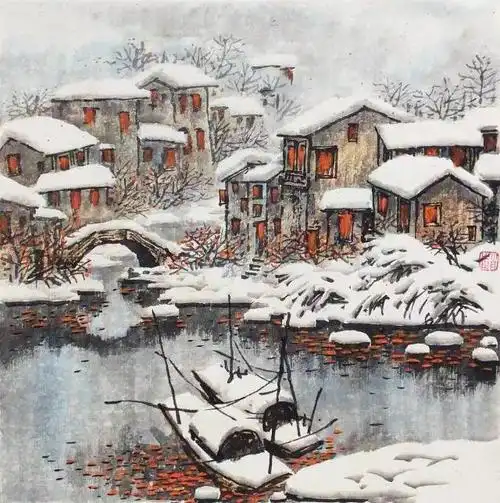 【学习欣赏】这样的江南水乡水墨画,醉啦!