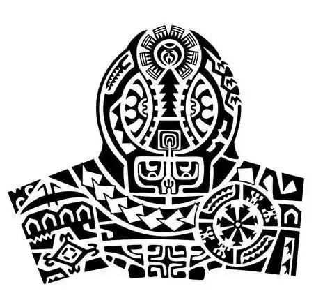 大臂图腾纹身图案