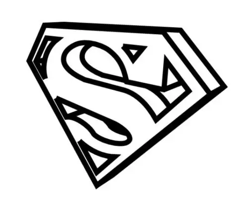 superman立体logo矢量素材免费下载 superman超人标志立体logo矢量