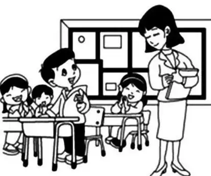 幼儿园教室简笔画