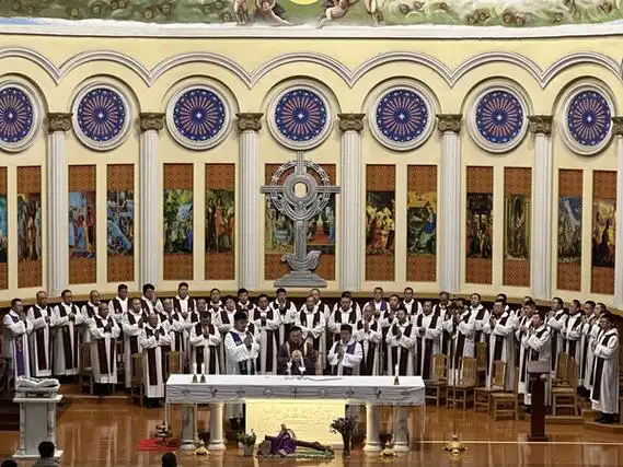 山西天主教长治教区全体神父年度避静圆满结束