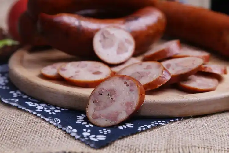 对青鹅肝肠东北特产休闲零食品 熟食鹅肉肠即食肠130g*5根