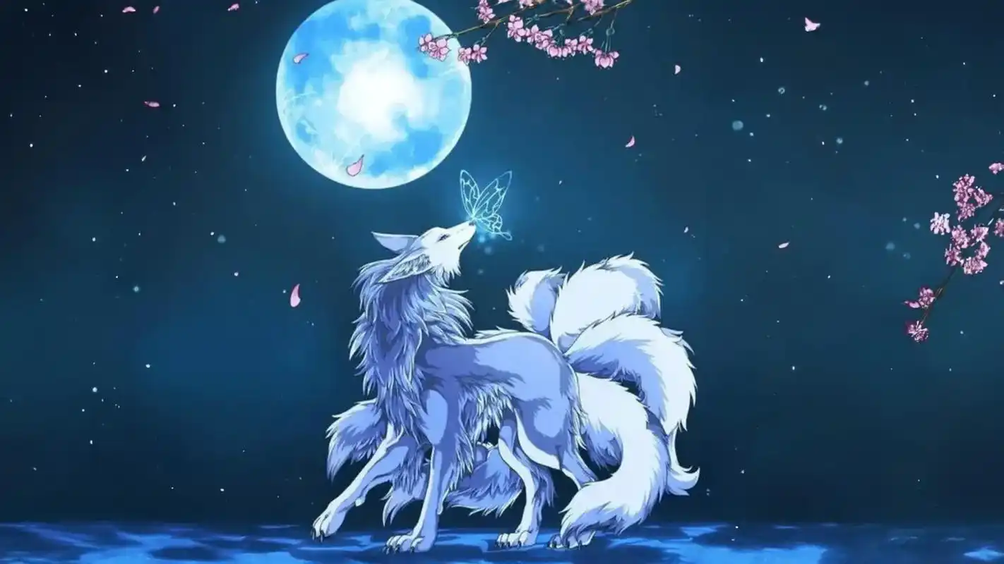 山海经异兽:九尾狐,长着九条尾巴,能幻化成人