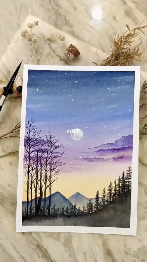 水彩画风景简单 水彩画风景简单入门