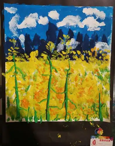 惠画堂凤凰山儿童中一班《油菜花》
