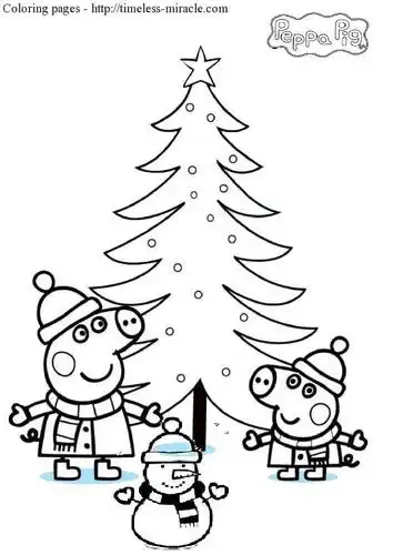 coloring pages peppa pig