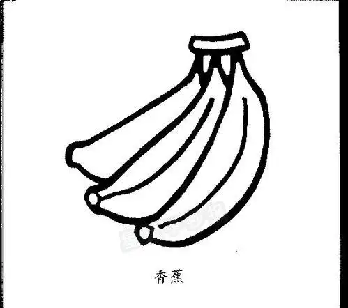 香蕉简笔画简单