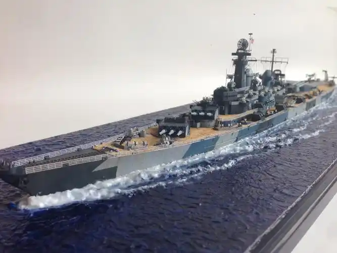 模型美国海军大拿号战列舰完成成品战舰代工定做军舰