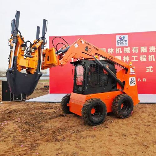 起树挖坑苗木移树机 机械供应履带一体式四瓣式带土球挖树机