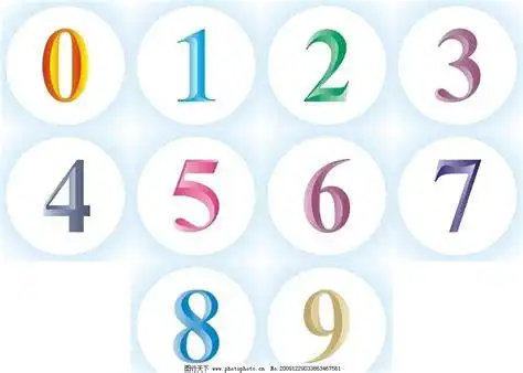 好看的数字图片1到10