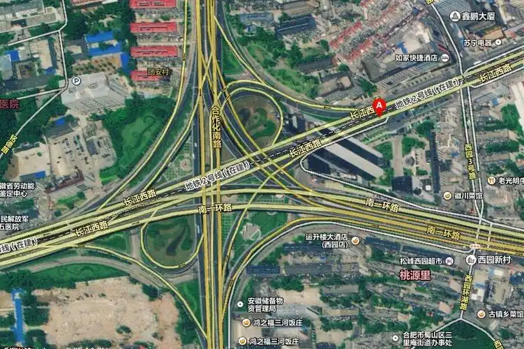 百度卫星地图上能看到全景!