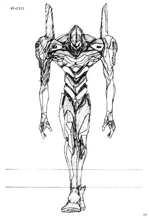 绘画线稿分享线稿分享第12期新世纪福音战士204p