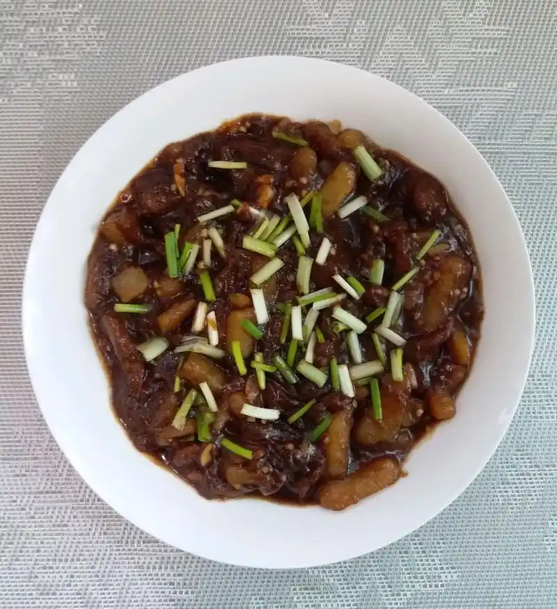 简单粗暴的东北菜,有步骤的教你家常做法的茄子炖土豆