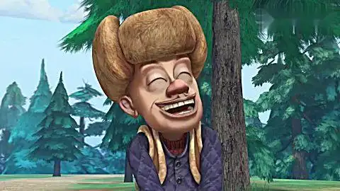 熊出没-光头强再给小红吹牛逼,谁知熊大熊二全听到了,笑疯了.mp4