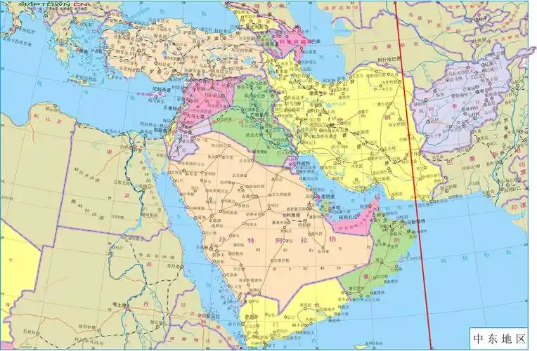 东经60°经过阿拉伯半岛吗?(我看地图没有过但好多材料说过了)