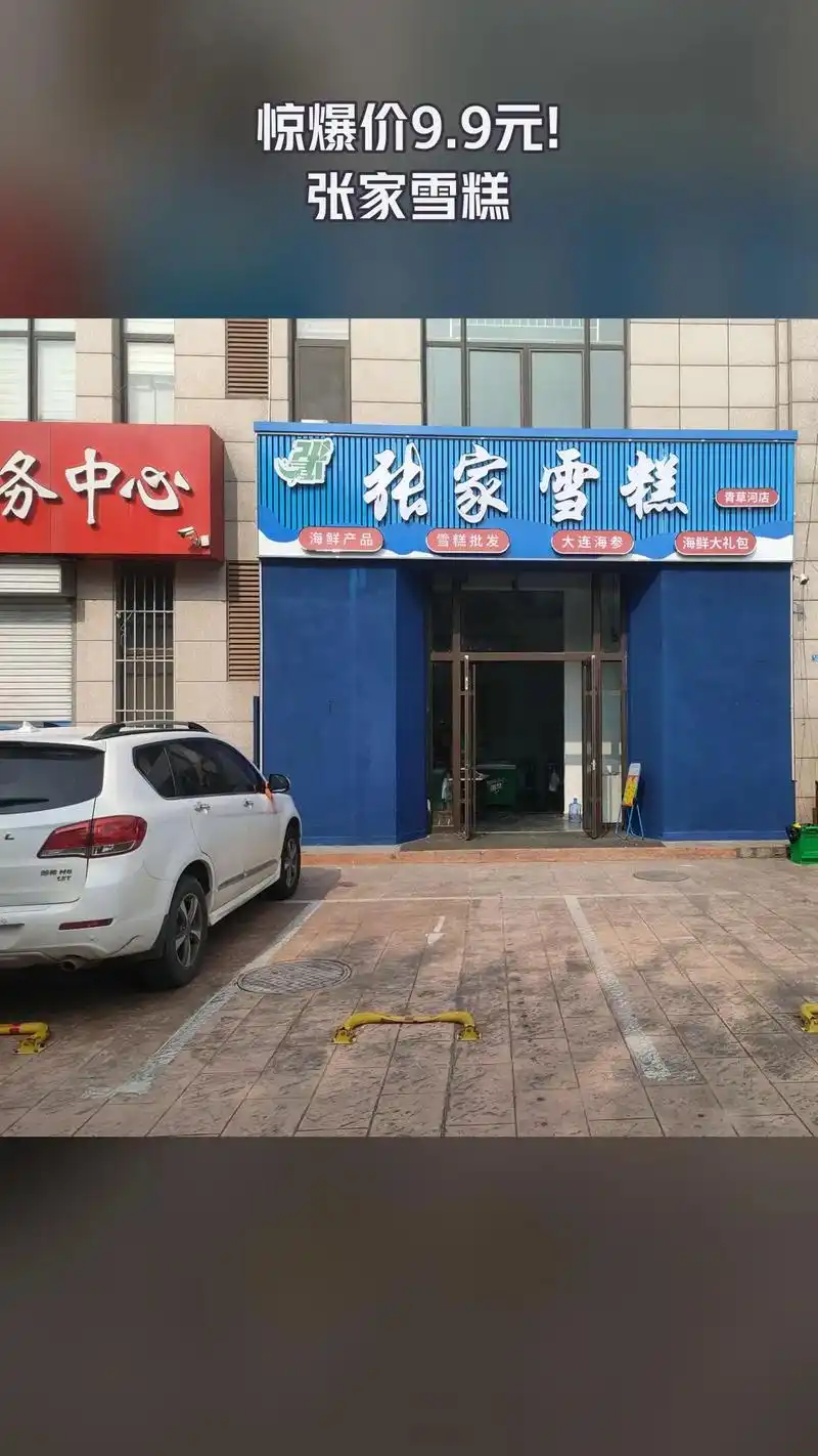 张家雪糕,惊喜狂欢,一降到底, #雪糕 #好店推荐 #门头招 - 抖音