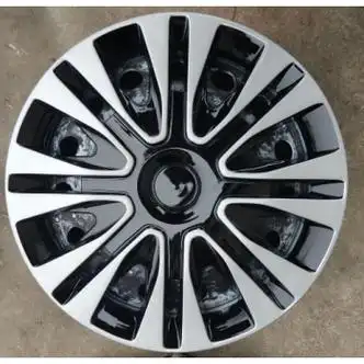 入鑫适用于比亚迪s6m6汽车轮毂盖钢轮毂罩s7m6轮毂盖轮胎帽17寸银黑