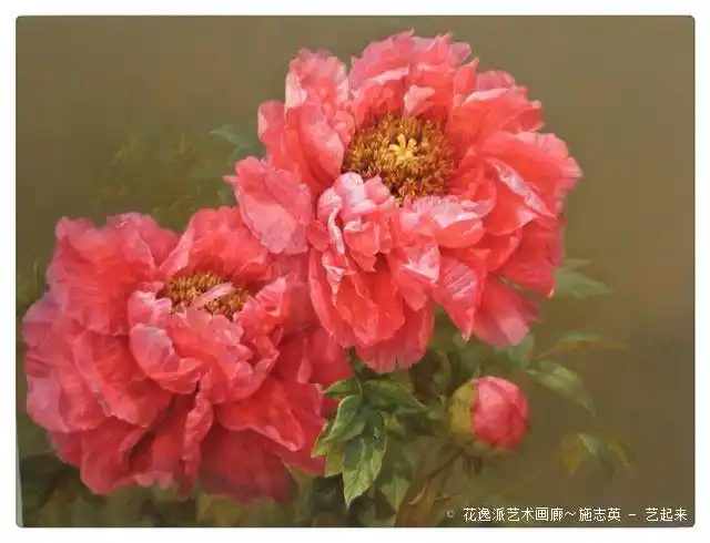 富贵牡丹,施志英, 2011年布面油画 | 衍艺圈 - topart.