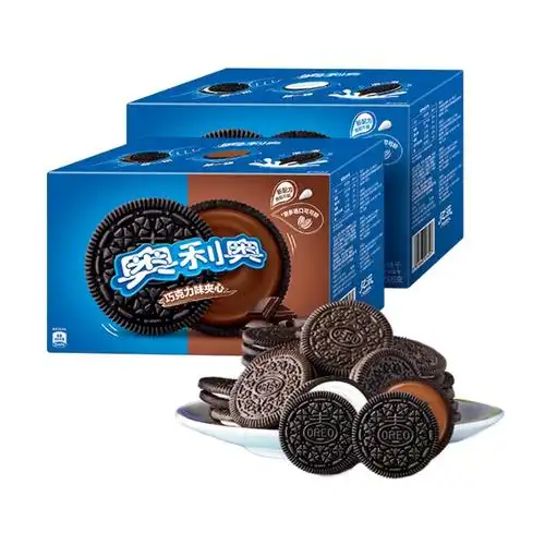 奥利奥夹心饼干巧克力味原味696g*2盒网红休闲食品零食小吃