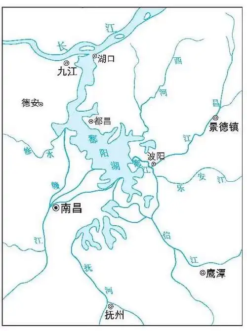 鄱阳湖与洞庭湖,太湖,洪泽湖,巢湖通称为中国五大淡水湖.