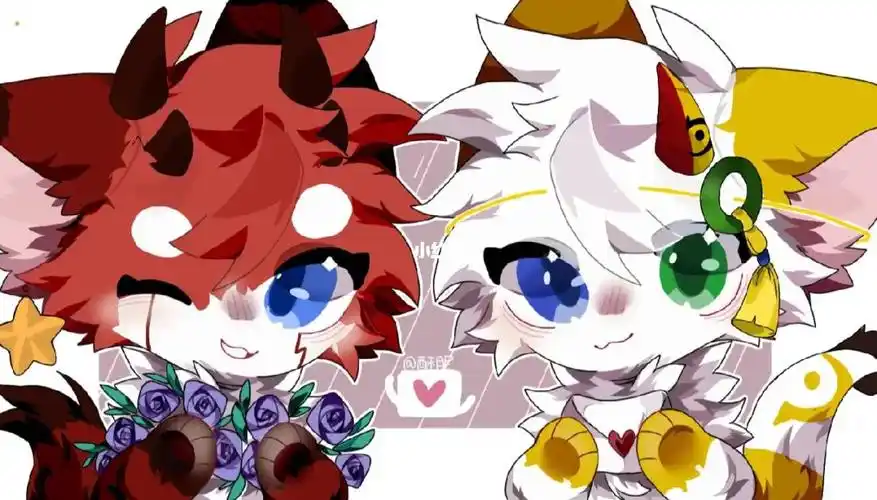 卡裆的打你二92#绘画  #兽设  #兽圈  #cp#january  #兽设模板