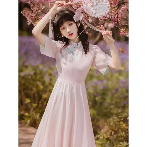 民国风小洋装少女