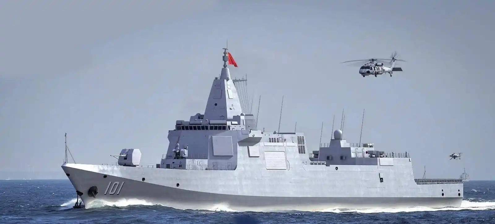 原创为何055"独占鳌头"?首舰就是试验舰,说明后期生产数量巨大