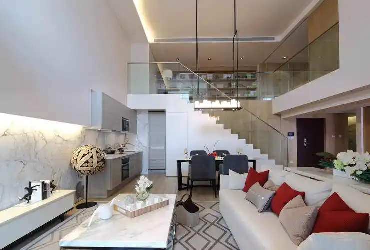 3米6挑高小户型做隔层复式效果图