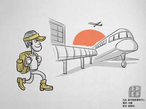 未来的衣食住行简笔画