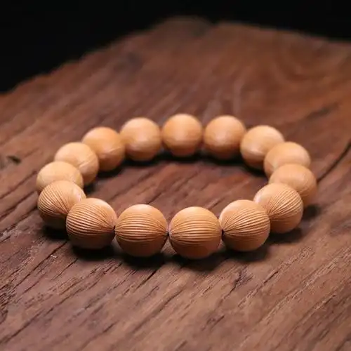 拉丝核桃猴头手串正圆野生手工雕刻精品文玩佛珠