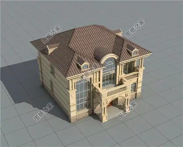 农村二层斜坡屋顶设计别墅普通人也可以拥有别墅梦